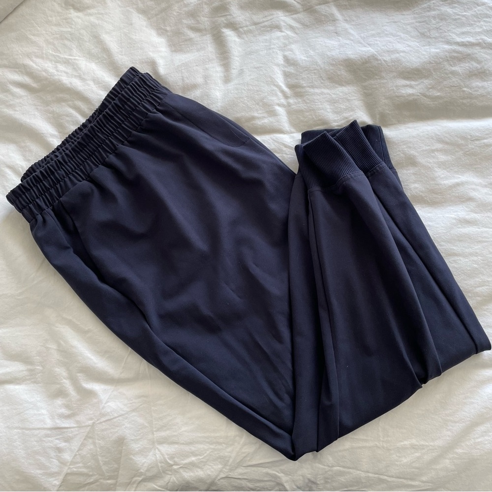 Blue Tailored Jogger Pants